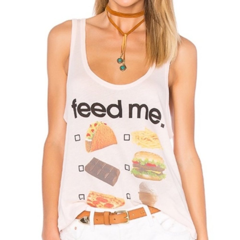 Wildfox Feed Me Tank Size Medium